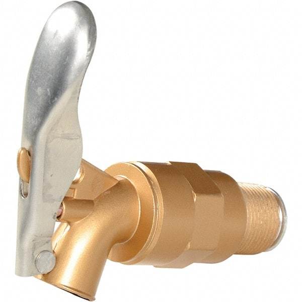 Vestil - 3/4" NPT Aluminum Adjustable Drum Faucet - 4" Long Extension - A1 Tooling