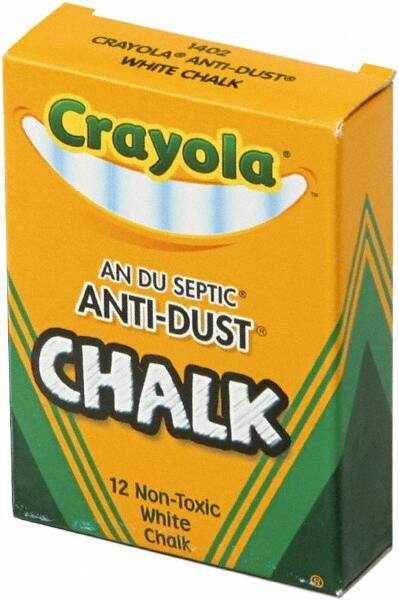 Crayola - Chalk Display/Marking Boards Accessory Type: Nontoxic Anti-Dust Chalks For Use With: Chalk Boards - A1 Tooling