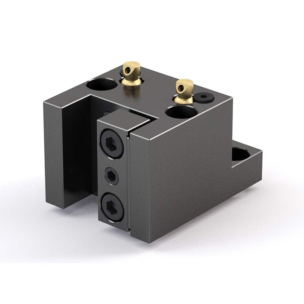 Global CNC Industries - Turret & VDI Tool Holders; Type: Nakamura OD Turning Block ; Clamping System: 60mm X 50mm ; Tool Axis: OD ; Through Coolant: No ; Outside Diameter (Decimal Inch): 1.0000 ; Additional Information: 4 Mounting Holes - Exact Industrial Supply