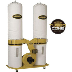 Jet - 230 Volt Dust Collector - 230 CFM Air Flow, 11.31" Static Pressure Water Level - A1 Tooling