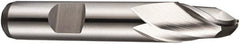 DORMER - 12mm Diam, 16mm LOC, 2 Flute Cobalt Ball End Mill - Uncoated, Single End, 73mm OAL, 12mm Shank Diam, Spiral Flute - A1 Tooling