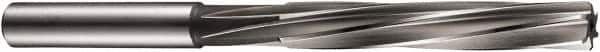 DORMER - 2.5mm High Speed Steel 4 Flute Chucking Reamer - Spiral Flute, 2.48mm Straight Shank, 29mm Flute Length, 58mm OAL - A1 Tooling