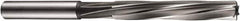 DORMER - 15/64" High Speed Steel 6 Flute Chucking Reamer - Spiral Flute, 5.93mm Straight Shank, 47mm Flute Length, 93mm OAL - A1 Tooling