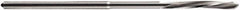 DORMER - 3mm Solid Carbide 6 Flute Chucking Reamer - Spiral Flute, 3mm Straight Shank, 15mm Flute Length, 61mm OAL - A1 Tooling