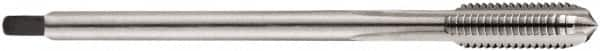 DORMER - M12x1.75 Metric Coarse 6H 3 Flute Bright Finish Cobalt Straight Flute Machine Tap - Bottoming, Right Hand Thread, 110mm OAL, 23mm Thread Length, Oversize - Exact Industrial Supply