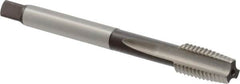 DORMER - M12x1.75 Metric Coarse 6H 3 Flute Bright Finish Cobalt Straight Flute Machine Tap - Taper, Right Hand Thread, 110mm OAL, 23mm Thread Length, Oversize - Exact Industrial Supply