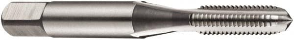 DORMER - 3/8-24 UNF 2B 3 Flute Bright Finish High Speed Steel Straight Flute Standard Hand Tap - Bottoming, Right Hand Thread, 63mm OAL, 16mm Thread Length, Oversize - A1 Tooling