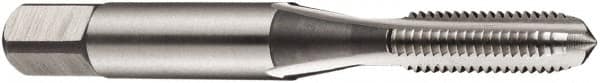 DORMER - M5x0.80 Metric Coarse, 3 Flute, Bottoming, Plug & Taper, Bright Finish, High Speed Steel Tap Set - Left Hand Cut, 50mm OAL, 6H Class of Fit, Series E101 - A1 Tooling