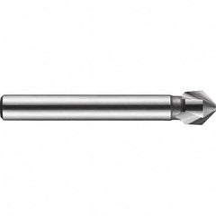 DORMER - 6mm Shank Diam, 3 Flute 90° Solid Carbide Countersink - A1 Tooling