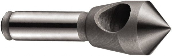 DORMER - 44mm Head Diam, 15mm Shank Diam, 1 Flute 90° Cobalt Countersink - A1 Tooling