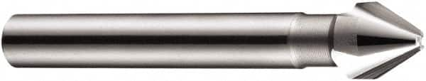 DORMER - 10mm Shank Diam, 3 Flute 60° High Speed Steel Countersink - A1 Tooling