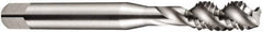 DORMER - BA2x0.81 BA 3 Flute Bottoming Spiral Flute Tap - High Speed Steel, Oxide Finish, 58mm OAL, Right Hand Flute, Right Hand Thread, Series E544 - Exact Industrial Supply