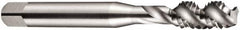 DORMER - 5/16-22 BSF 3 Flute Bottoming Spiral Flute Tap - High Speed Steel, Oxide Finish, 72mm OAL, Right Hand Flute, Right Hand Thread, Series E538 - Exact Industrial Supply