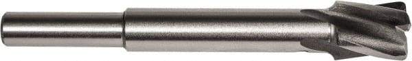 Union Butterfield - 1/4" Diam, 1/4" Shank, Diam, 4 Flutes, Straight Shank, Interchangeable Pilot Counterbore - 2-3/8" OAL, 1/2" Flute Length, Bright Finish, High Speed Steel, Aircraft Style - A1 Tooling