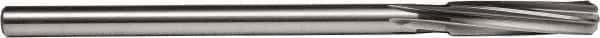 Union Butterfield - 25/64" High Speed Steel 6 Flute Chucking Reamer - Spiral Flute, 0.31" Straight Shank, 1-3/4" Flute Length, 7" OAL - A1 Tooling