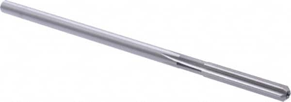 Union Butterfield - 1/4" High Speed Steel 6 Flute Chucking Reamer - Straight Flute, 0.24" Straight Shank, 1-1/2" Flute Length, 6" OAL - A1 Tooling