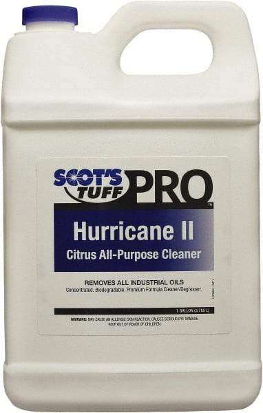 Scot's Tuff - 1 Gal Bottle Oil Removal - Liquid, Biodegradable Cleaner & Degreaser, Citrus - A1 Tooling