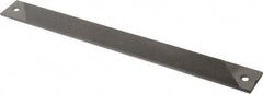 PFERD - 14" Long, Smooth Cut, Flat American-Pattern File - Single Cut, 0.38" Overall Thickness, Flexible - A1 Tooling