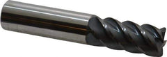 Accupro - 3/4", 5 Flute, Single End, Solid Carbide, 0.06" Corner Radius End Mill - 4" OAL, 45° Helix, Right Hand Flute, 1-5/8" LOC, Right Hand Cut - A1 Tooling