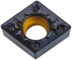 Kennametal - CCMT21.51 MP Grade KCP25 Carbide Turning Insert - TiCN/Al2O3 Finish, 80° Diamond, 1/4" Inscr Circle, 3/32" Thick, 1/64" Corner Radius - A1 Tooling