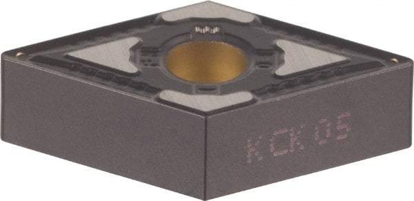 Kennametal - DNMG432 UN Grade KCK15 Carbide Turning Insert - TiCN/Al2O3 Finish, 55° Diamond, 1/2" Inscr Circle, 3/16" Thick, 1/32" Corner Radius - A1 Tooling