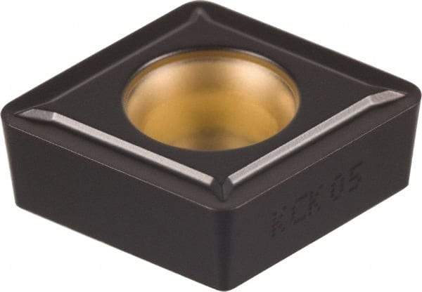 Kennametal - CCMT432 LF Grade KCP25 Carbide Turning Insert - TiCN/Al2O3 Finish, 80° Diamond, 1/2" Inscr Circle, 3/16" Thick, 1/32" Corner Radius - A1 Tooling