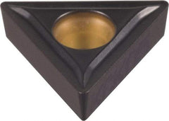 Kennametal - TCMT21.52 LF Grade KCK05 Carbide Turning Insert - TiCN/Al2O3 Finish, 60° Triangle, 1/4" Inscr Circle, 3/32" Thick, 1/32" Corner Radius - A1 Tooling