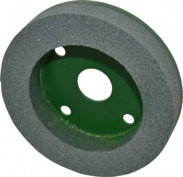 Camel Grinding Wheels - 6" Diam, 1-1/4" Hole Size, 1" Overall Thickness, 60 Grit, Type 50 Tool & Cutter Grinding Wheel - Medium Grade, Silicon Carbide, I Hardness, Vitrified Bond, 3,450 RPM - A1 Tooling