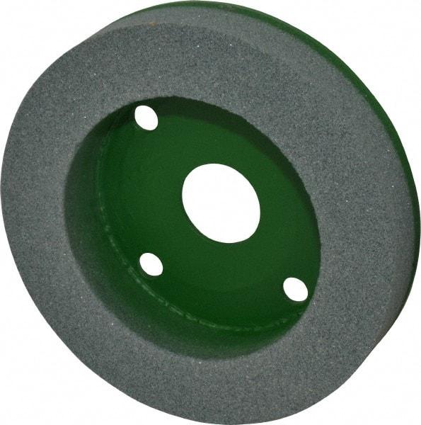 Camel Grinding Wheels - 6" Diam, 1-1/4" Hole Size, 1" Overall Thickness, 80 Grit, Type 50 Tool & Cutter Grinding Wheel - Medium Grade, Silicon Carbide, I Hardness, Vitrified Bond, 3,450 RPM - A1 Tooling