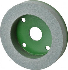 Camel Grinding Wheels - 6" Diam, 1" Hole Size, 1" Overall Thickness, 100 Grit, Type 50 Tool & Cutter Grinding Wheel - Fine Grade, Silicon Carbide, I Hardness, Vitrified Bond, 3,450 RPM - A1 Tooling