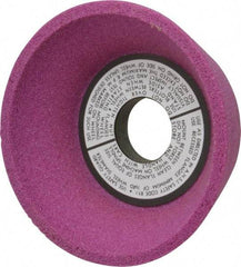 Grier Abrasives - 5" Diam, 1-1/4" Hole Size, 2-3/16" Overall Thickness, 60 Grit, Type 11 Tool & Cutter Grinding Wheel - Medium Grade, Aluminum Oxide, J Hardness, Vitrified Bond, 4,966 RPM - A1 Tooling