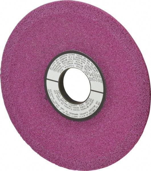 Grier Abrasives - 6" Diam, 1-1/4" Hole Size, 1/2" Overall Thickness, 46 Grit, Type 12 Tool & Cutter Grinding Wheel - Coarse Grade, Aluminum Oxide, J Hardness, Vitrified Bond, 4,138 RPM - A1 Tooling