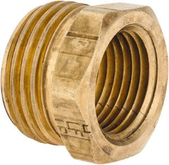 ANDERSON METALS - 3/4 MGHT & 1/2 FPT Garden Hose Male x FIP - Lead Free Brass, Male Hose to Female Pipe Connector - A1 Tooling