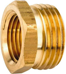 ANDERSON METALS - 3/4 MGHT & 3/8 NPT Garden Hose Male x FIP - Lead Free Brass, Male Hose to Female Pipe Connector - A1 Tooling