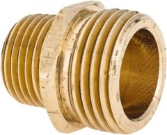 ANDERSON METALS - 3/4 MGHT & 1/2 MPT Garden Hose Male x MIP - Lead Free Brass, Male Hose to Male Pipe Connector - A1 Tooling