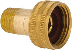 ANDERSON METALS - 3/4 FGHT & 3/8 MPT Garden Hose Female x MIP Swivel - Lead Free Brass, Female Hose to Male Pipe Swivel Connector - A1 Tooling