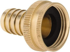 ANDERSON METALS - 3/4 GHT Garden Hose Barb x Female Swivel - Lead Free Brass, Female Hose to Barb Connector - A1 Tooling