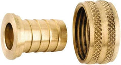 ANDERSON METALS - 3/4 GHT Garden Hose Barb x Female Swivel - Lead Free Brass, Female Hose to Barb Connector - A1 Tooling