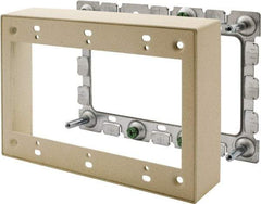 Hubbell Wiring Device-Kellems - 6.45 Inch Long x 1.38 Inch Wide x 4.54 Inch High, Rectangular Raceway Box - Ivory, For Use with HBL500 Series Raceways and HBL750 Series Raceways - A1 Tooling