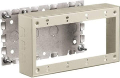 Hubbell Wiring Device-Kellems - 8.26 Inch Long x 1-3/4 Inch Wide x 4.54 Inch High, Rectangular Raceway Box - Ivory, For Use with HBL500 Series Raceways and HBL750 Series Raceways - A1 Tooling