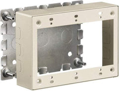 Hubbell Wiring Device-Kellems - 6.45 Inch Long x 1-3/4 Inch Wide x 4.54 Inch High, Rectangular Raceway Box - Ivory, For Use with HBL500 Series Raceways and HBL750 Series Raceways - A1 Tooling