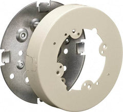 Hubbell Wiring Device-Kellems - 5-1/2 Inch Wide x 1.02 Inch High, Round Raceway Box - Ivory, For Use with HBL500 Series Raceways and HBL750 Series Raceways - A1 Tooling