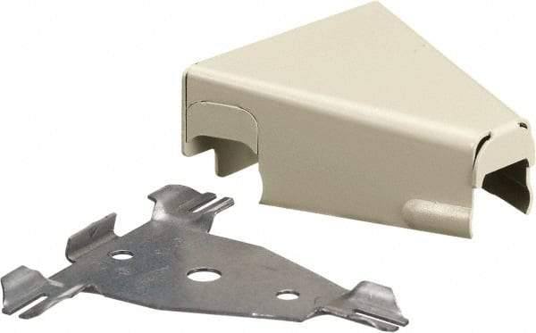 Hubbell Wiring Device-Kellems - 3.06 Inch Long x 1.14 Inch Wide x 3.03 Inch High, Raceway Fitting - Ivory, For Use with HBL500 Series Raceways and HBL750 Series Raceways - A1 Tooling