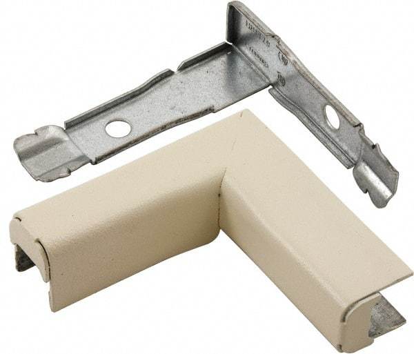 Hubbell Wiring Device-Kellems - 2.98 Inch Long x 0.94 Inch Wide x 3 Inch High, Raceway Elbow End - 90°, Ivory, For Use with HBL500 Series Raceways and HBL750 Series Raceways - A1 Tooling