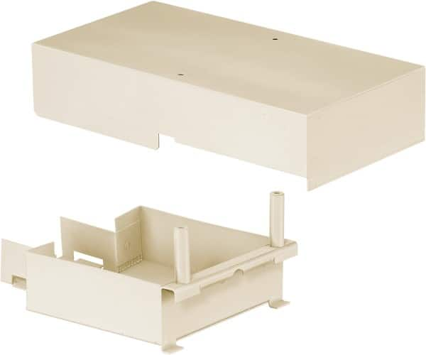 Hubbell Wiring Device-Kellems - 11.31 Inch Long x 4.88 Inch Wide x 3.14 Inch High, Rectangular Raceway Connector Coupling - Ivory, For Use with HBL4750 Series Raceways - A1 Tooling