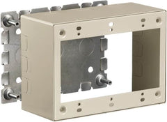 Hubbell Wiring Device-Kellems - 6.45 Inch Long x 2-3/4 Inch Wide x 4.54 Inch High, Rectangular Raceway Box - Ivory, For Use with HBL500 Series Raceways and HBL750 Series Raceways - A1 Tooling