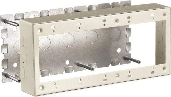 Hubbell Wiring Device-Kellems - 10.01 Inch Long x 1-3/4 Inch Wide x 4.54 Inch High, Rectangular Raceway Box - Ivory, For Use with HBL500 Series Raceways and HBL750 Series Raceways - A1 Tooling