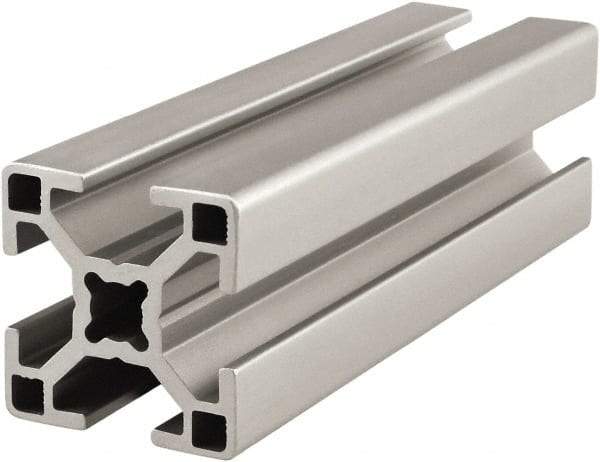 80/20 Inc. - 4 Meters Long x 30 mm Wide x 30 mm Deep, T-Slotted Aluminum Extrusion - Clear Anodized Finish - A1 Tooling