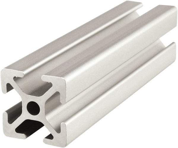 80/20 Inc. - 4 Meters Long x 25 mm Wide x 25 mm Deep, T-Slotted Aluminum Extrusion - Clear Anodized Finish - A1 Tooling