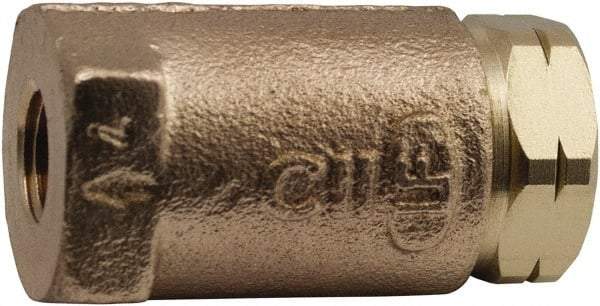 Conbraco - 1/4" Lead Free Bronze Check Valve - Inline, Female NPT, 400 WOG - A1 Tooling